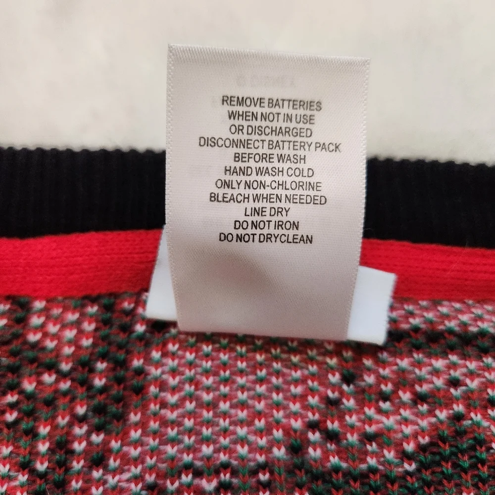 Mickey Mouse Light-Up Holiday Sweater for Men Size Large - Picture 9 of 15